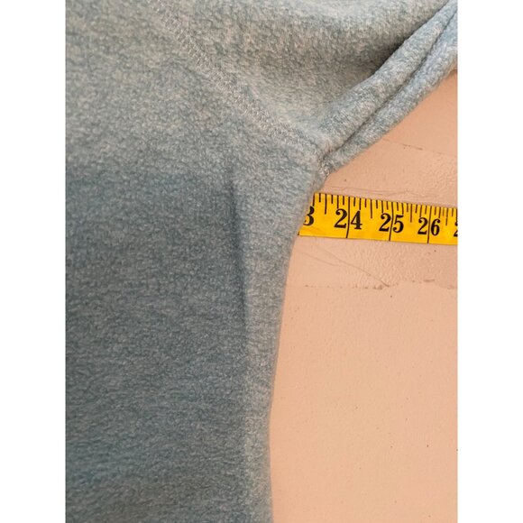NWT Eddie Bauer Womens Ultrasoft Sea Blue Quarter Zip Fleece Pullover XL - Picture 7 of 9
